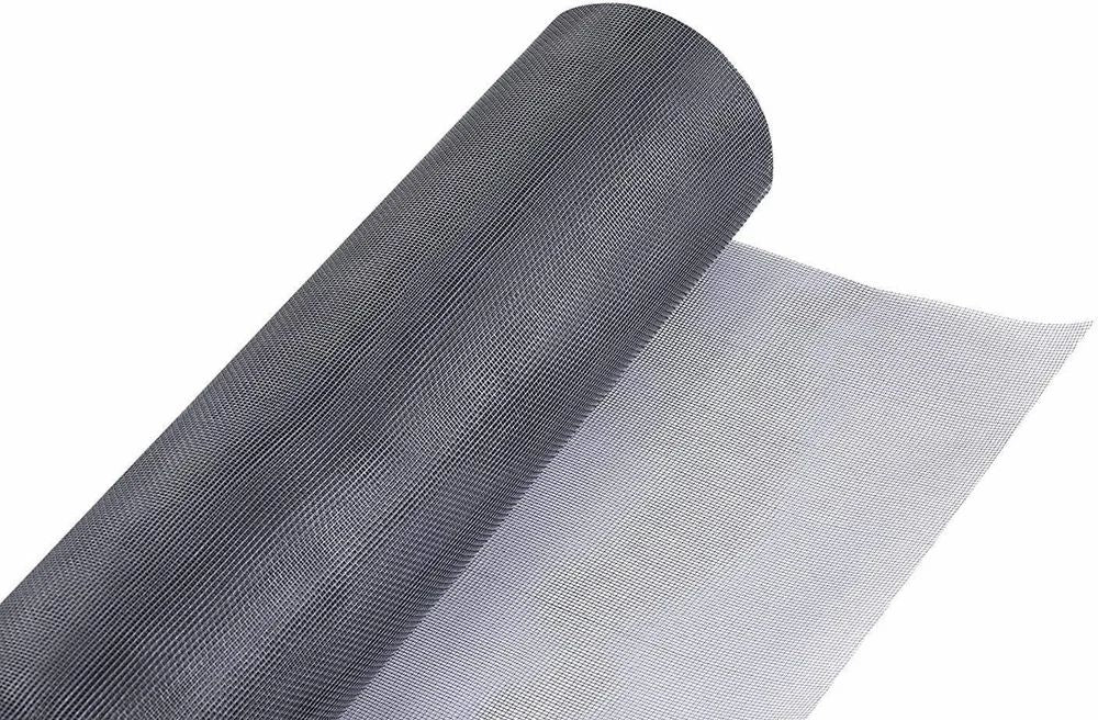 Roll of the dark grey fibreglass mesh used in HaloMesh Window