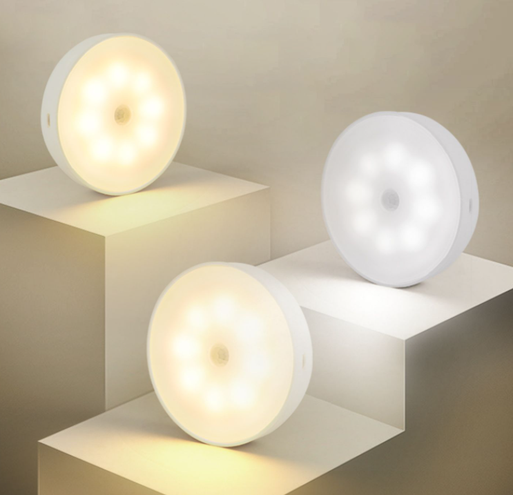 HaloSense Motion Sensor Cabinet Light – Rechargeable USB-C LED