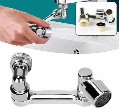 HaloFlow 1080° Rotating Faucet Extender – Anti-Splash 2-Pack