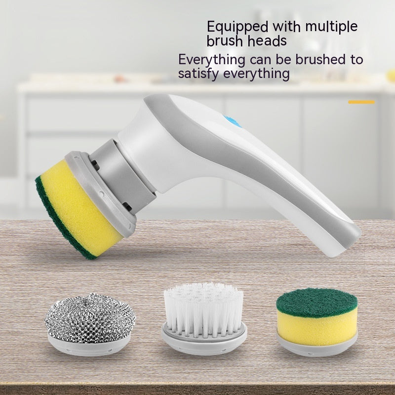 HaloSpin Electric Spin Scrubber – Cordless 3-Head Bathroom Cleaner