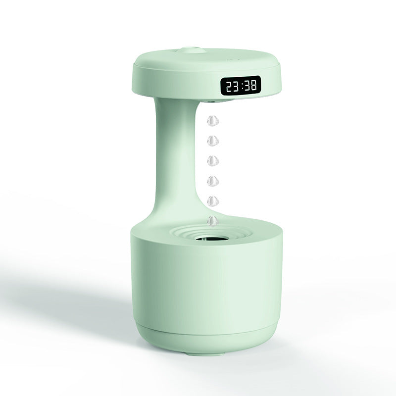 Anti-Gravity Levitating Water Drop Humidifier — Cool Mist Air Purifier for Bedroom, Office & Desk