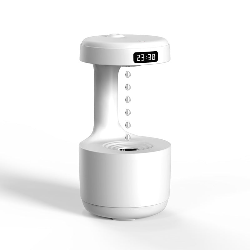 Anti-Gravity Levitating Water Drop Humidifier — Cool Mist Air Purifier for Bedroom, Office & Desk