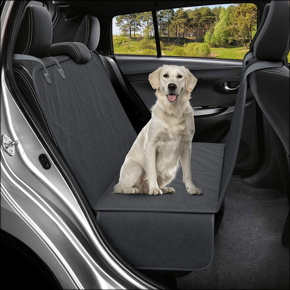 HaloRide Dog Car Seat Cover Hammock – 600D Waterproof Protector