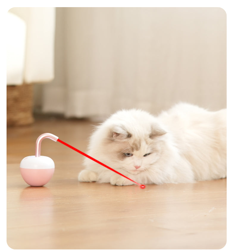 HaloChase Automatic Laser Cat Toy – 360° Rechargeable Tumbler