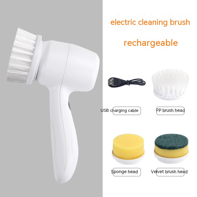 HaloSpin Electric Spin Scrubber – Cordless 3-Head Bathroom Cleaner