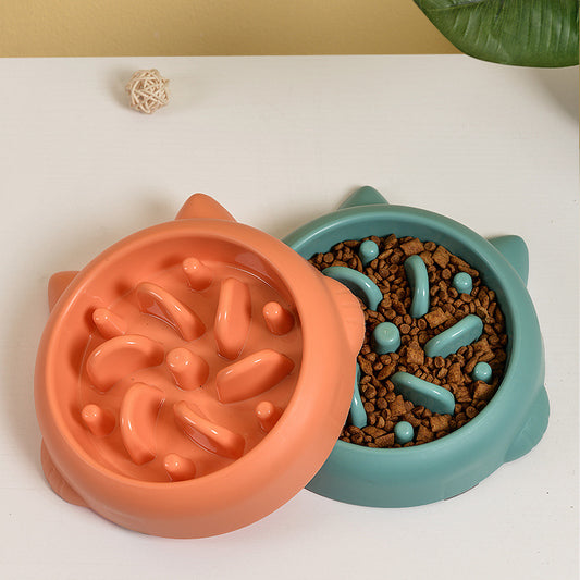 HaloFeast Slow Feeder Dog Bowl – Anti-Choke Maze for Dogs & Cats