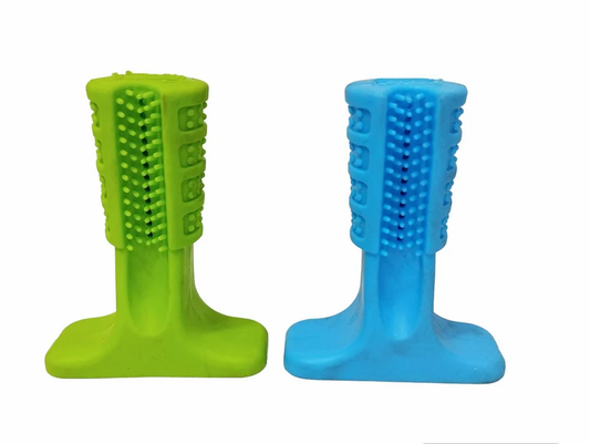 HaloBite Dog Toothbrush Chew Stick – Natural Rubber Dental Toy