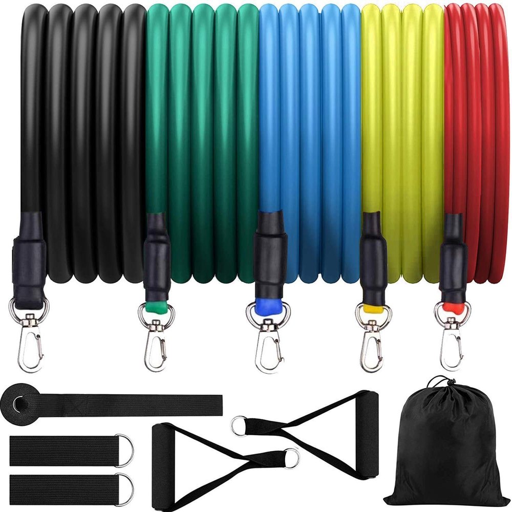 HaloFlex Resistance Bands Set 11-in-1 – Full Home Workout Kit