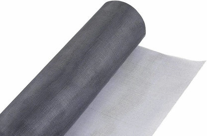 Roll of the dark grey fibreglass mesh used in HaloMesh Window