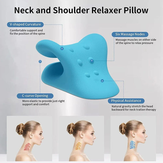 HaloCurve Neck Cloud Cervical Traction Pillow – Tech Neck Relief