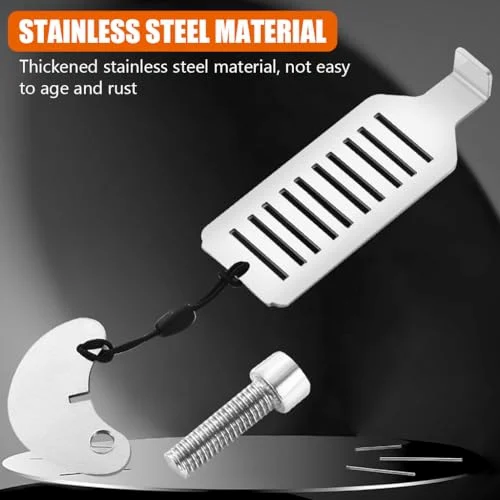 HaloLock stainless steel plate, lock body and bolt
